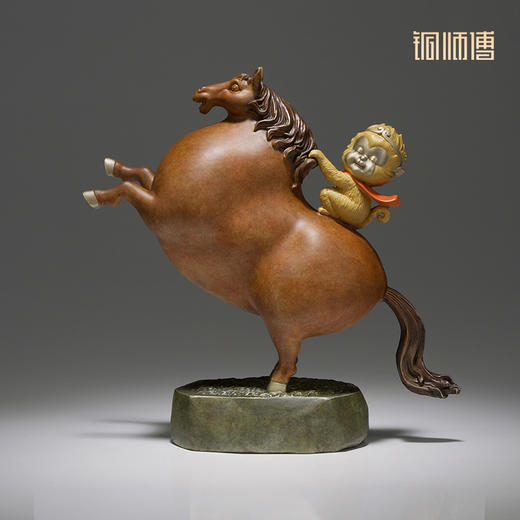 铜师傅 铜摆件《马上封侯》铜工艺品家居饰品 客厅桌面装饰礼品 商品图2