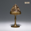 铜师傅《高杆博山炉》客厅桌面铜香炉摆件 家居装饰工艺品 商品缩略图2