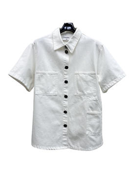 女款刺绣短袖牛仔衫 可配套装ba025