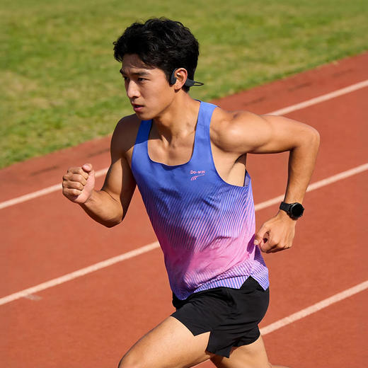 多威新款速干排汗渐变色男款跑步背心2142512 商品图1