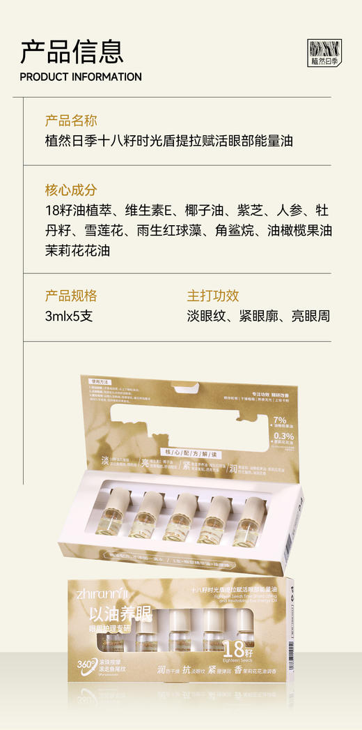植然日季-十八籽时光盾提拉赋活眼部能量油 商品图1