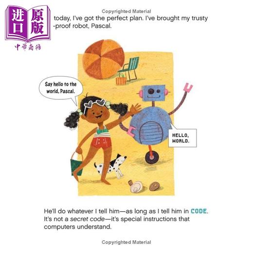 预售 【中商原版】如何编写沙堡 How to Code a Sandcastle 英文原版 儿童绘本 图画故事书 适合儿童学习编程基础 进口童书 精装  商品图3