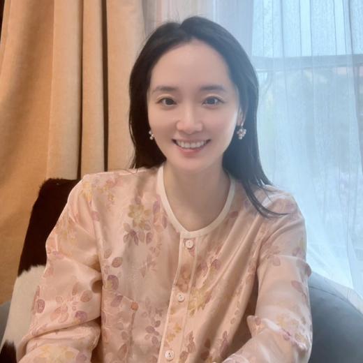 南法SJD/soie jardin3#新款海瑟薇公主提花晕染优雅桑蚕丝长睡衣家居女套装S342TC41 商品图2