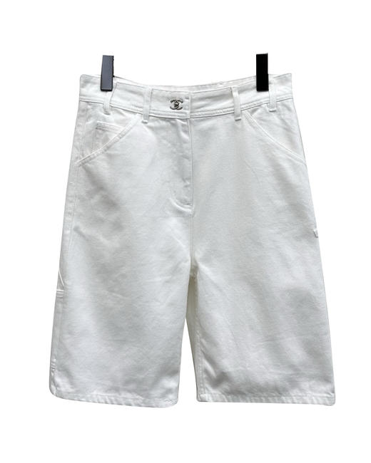 女款刺绣牛仔中短裤 可配套装ba025 商品图0