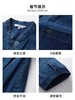 波顿女士春夏季立领短袖牛仔连衣裙 | 通勤知性利落版型 商品缩略图4