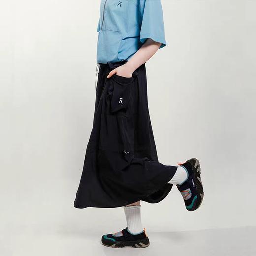 【出游季特惠，春夏新品】ACMEITEM爱棵米 户外女士防泼水耐磨半身裙宽松防晒木耳边长裙子GAG2370910C 商品图2