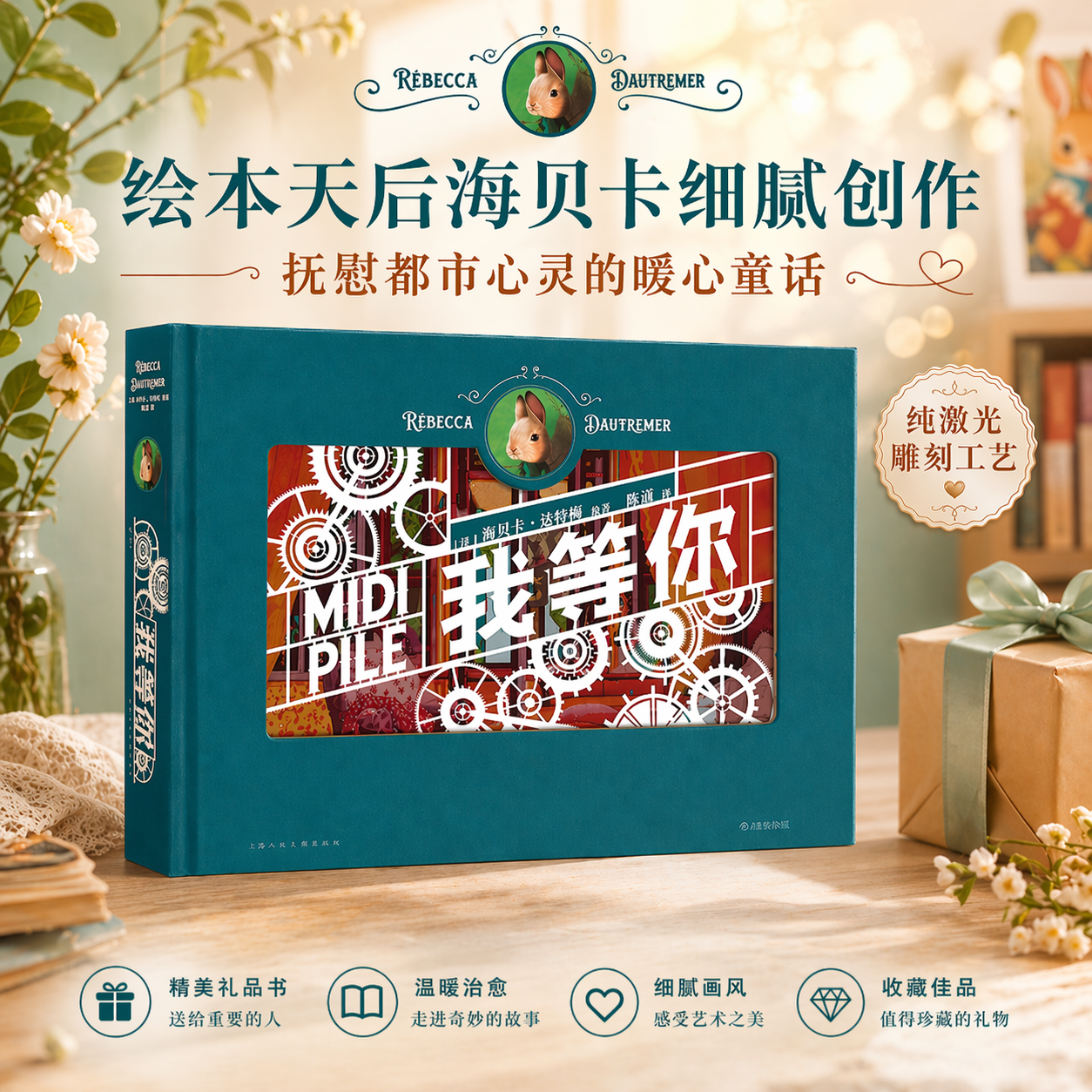 后浪 《我等你》   一句“我等你”，抚慰都市心灵的暖心童话 绘本天后海贝卡细腻创作，适合送给喜欢的人