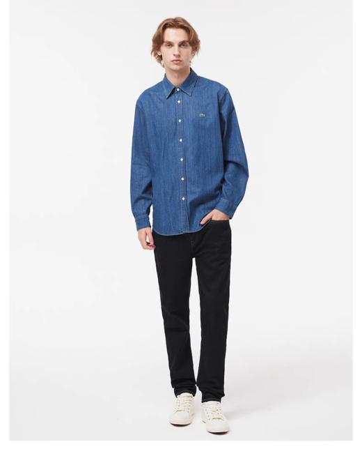 【6折】5楼法国鳄鱼LACOSTE男士牛仔衬衫CH6267-10-CDZ吊牌价1390折后价834 商品图0