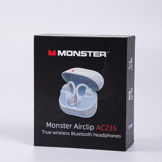 热卖！佩戴舒适、音质给力！Monster魔声 新款夹耳式蓝牙耳机 基础款/AI款 AC235 商品图14