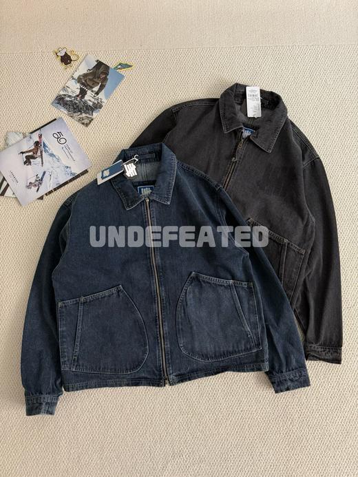 Undefeated五道杠印花logo牛仔夹克 商品图2