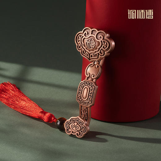 铜师傅 铜摆件《如意手把件》中式解压把玩家居装饰品 商品图1