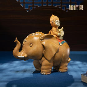 铜师傅 铜摆件《封侯拜相》 工艺品家居饰品大象酒柜客厅装饰品