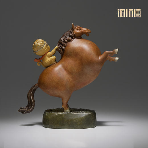 铜师傅 铜摆件《马上封侯》铜工艺品家居饰品 客厅桌面装饰礼品 商品图3