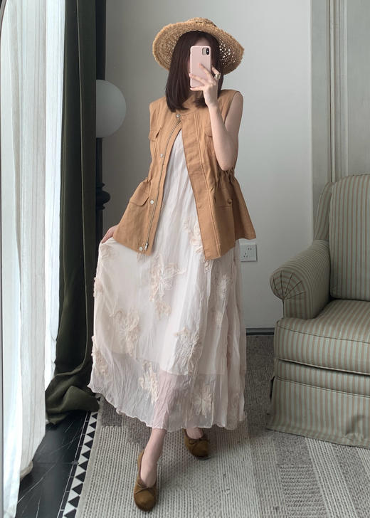 【门店同款】ENJOY春季气质老钱收腰马甲 170543825 商品图1