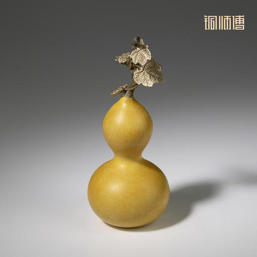 铜师傅《福禄》客厅桌面铜葫芦摆件 家居装饰乔迁礼物 商品图1