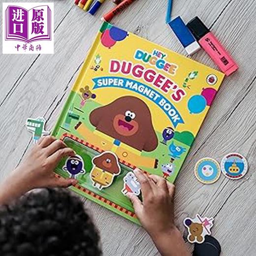 【中商原版】嗨狗狗老师磁铁书 Hey Duggee Duggees Super Magnet Book 英文原版 互动式磁铁游戏 培养儿童动手能力和创造力 商品图1