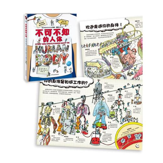 【59元任选4本】不可不知的人体（16开精装硬壳单册）约翰范登国际获奖科普百科全书 商品图1