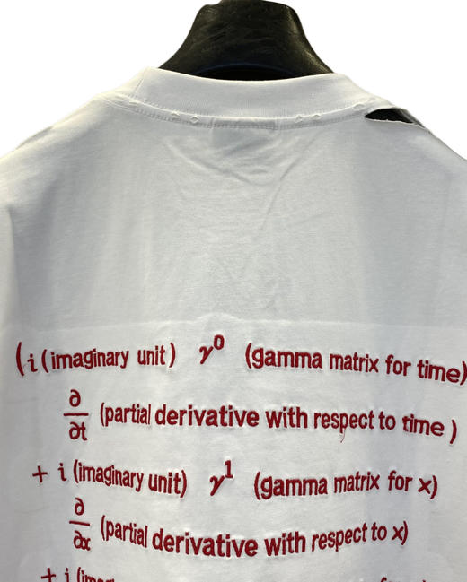 中性款刺绣破洞短袖T恤ba004 商品图2