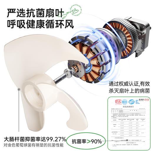 钻石牌智能AI语音循环扇空调扇家用循环扇老牌国货品牌 商品图5