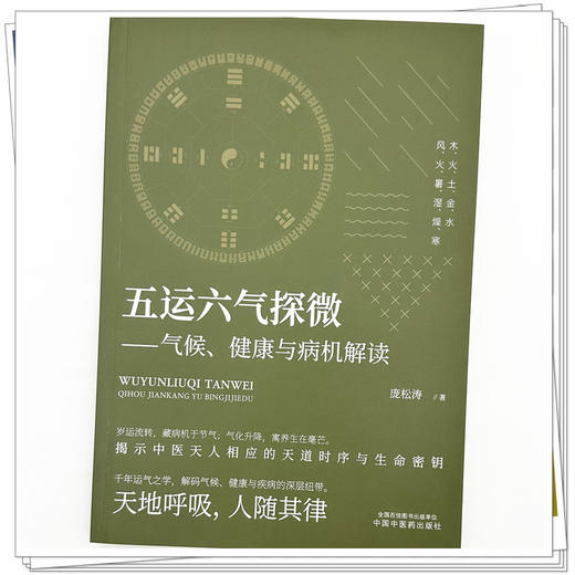 五运六气探微:气候:健康与病机解读 庞松涛 著 中国中医药出版社 商品图3
