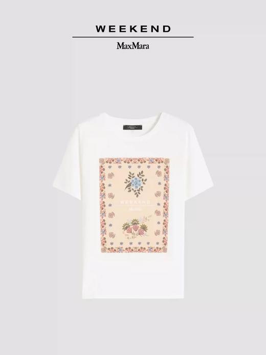 2FWeekend MaxMara 26春夏棉质圆领短袖吊牌价1400元 商品图2