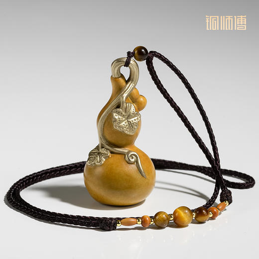 铜师傅 铜挂件《福禄（葫芦）》铜葫芦桌面办公室装饰送老师礼物 商品图1