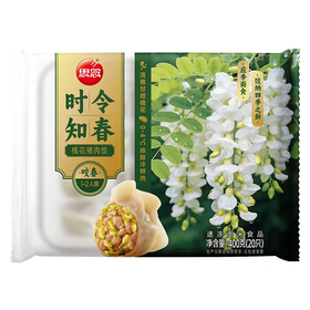 J思念400g时令知春饺槐花猪肉水饺