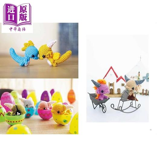 【中商原版】手工制作生动的怪兽装饰品 Amigurumi Monsters 日文原版日韩 あみぐるみモンスターズ タンゴRyu 商品图3