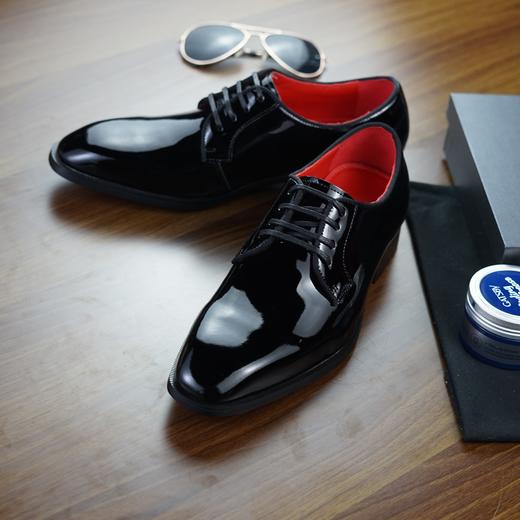 新款意大利头层小牛皮男士红底德比/牛津皮鞋 商品图3