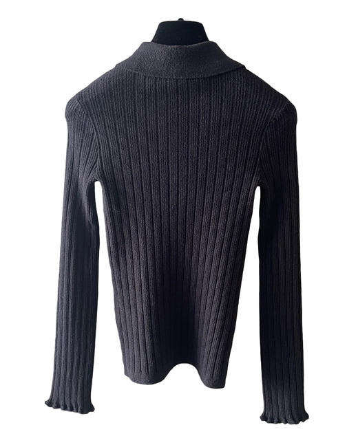 女款弹力修身针织上衣he025 商品图1