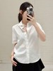 女款刺绣短袖衬衫ba010 商品缩略图3