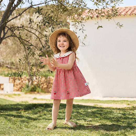 迷你巴拉巴拉女童裙子宝宝亲肤舒适透气纯棉甜美浪漫连衣裙2026夏 商品图3