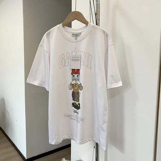 纯元！少量！ 订单余！ GAN*I x Disney黛丝烫钻印花短袖T恤！ 商品图13