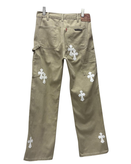 男款十字架牛仔裤长裤zh009 商品图1