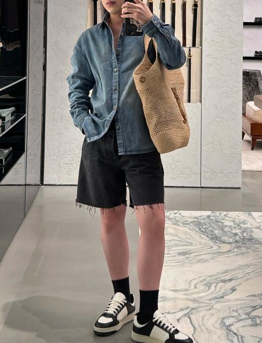 中性款logo牛仔衬衫外套024 商品图2