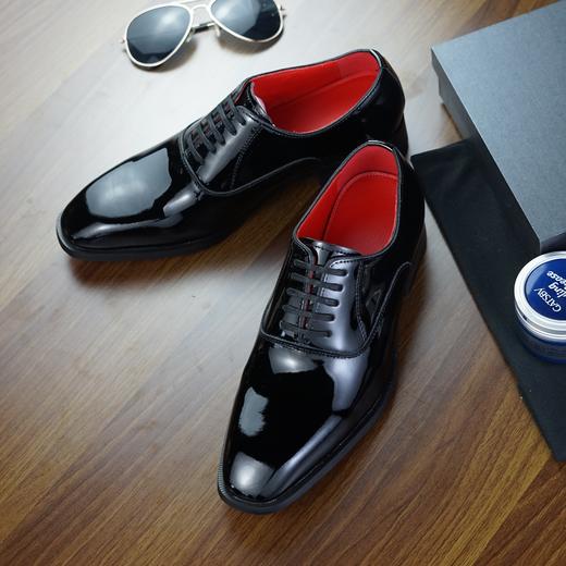 新款意大利头层小牛皮男士红底德比/牛津皮鞋 商品图2