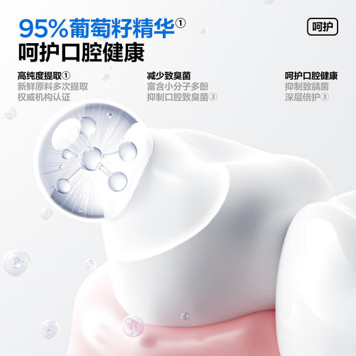 【新品上线】参半葡萄籽口腔喷雾 葡见茶爽/葡萄知梨(15ml) 商品图2