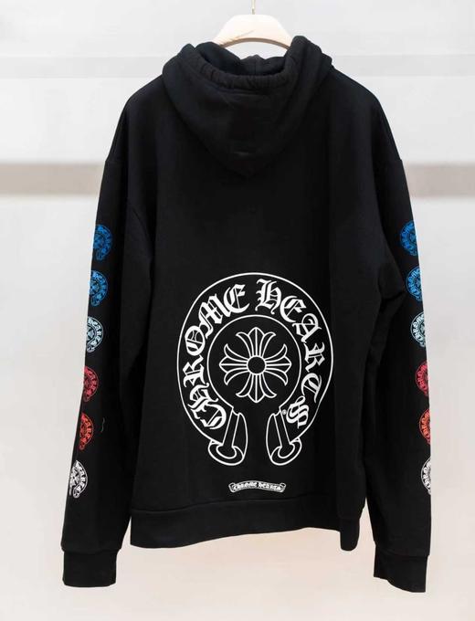 中性款logo印花连帽卫衣he009 商品图1