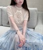 女款镂空短袖针织衫ba010 商品缩略图3