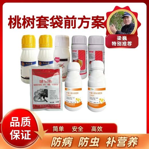 桃树套袋前方案一套兑水800-1000斤水 商品图0