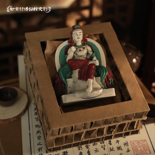 甘肃张掖金塔寺石窟冰箱贴思惟菩萨小摆件中式国风造像文创礼物 商品图3