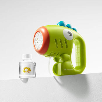 babycare小恐龙泡泡机儿童手持电动网红玩具婴儿吹泡泡水男女孩-光电青 商品图2