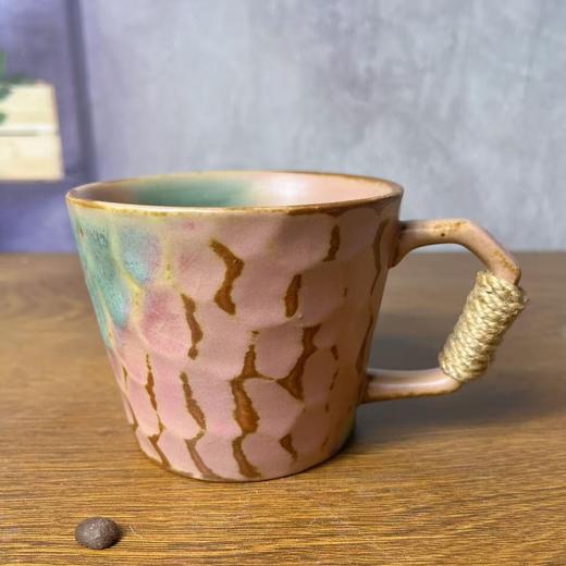 复古粗陶窑变美式咖啡杯马克杯大号陶瓷家用高颜值杯子 商品图0