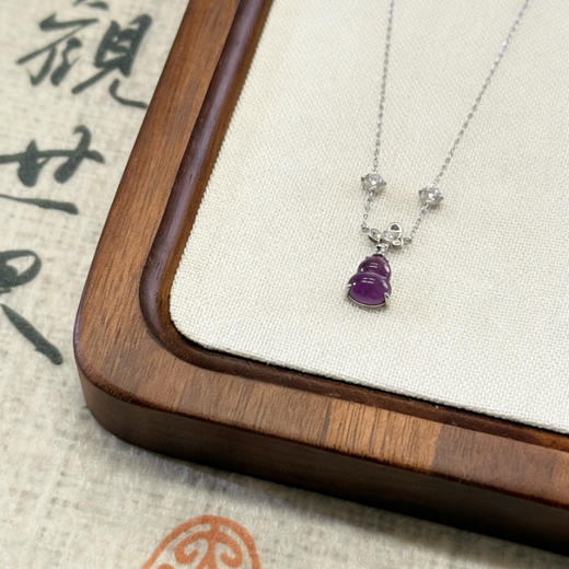卡蒂罗KADER 星光福蝶项链  新中式国潮葫芦设计清冷女神气质高级百搭轻奢细润甜美富贵吉祥好运锁骨链 商品图5