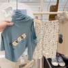 男女童优可丝七分袖公主风莫代尔夏季家居服女童透气男女童套装 商品缩略图10