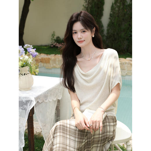 鹿向南【0428/20:00新品前1小时7折限量100件】绿色半身裙 商品图3