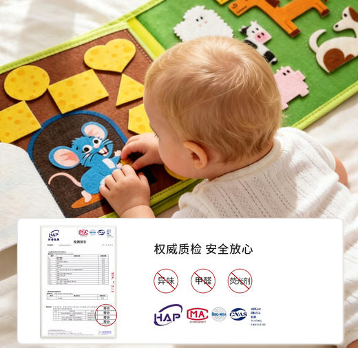 【赠品展示】毛毡布书 商品图4