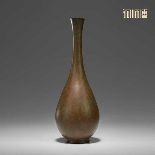 铜师傅 铜摆件《雅致花瓶》铜工艺品 家居客厅桌面花瓶装饰品 商品图2
