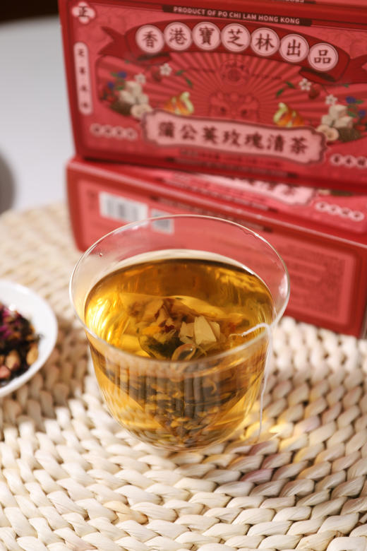 【香港宝芝林蒲公英玫瑰清茶】专治"炸毛小情绪"每个女生都离不开它!一杯下去整个人都顺了疏肝气、清淤堵、散结节 商品图3