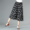 【波西米亚风❗️印花阔腿七分裤】复古佩斯利印花自带异域风情，松紧腰头适配多种身形，阔腿版型穿着舒适透气，中老年装松紧腰薄款阔腿裤高腰裙裤休闲百搭QQ 商品缩略图2